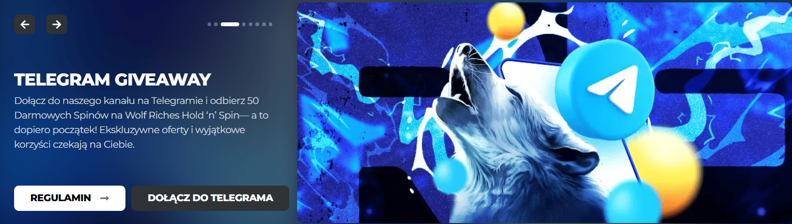 Energy Casino bonus na Telegramie — darmowe spiny